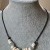 Ocean Tumbled Puka Shell and Glass Bead Necklace  (#0535) | IMG_0547_2.jpg