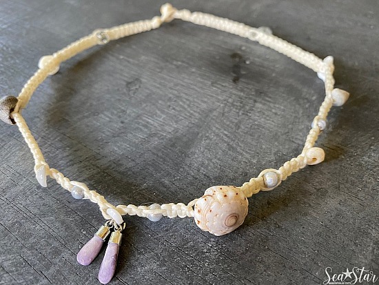 Puka Shell Choker Necklace (#0616)